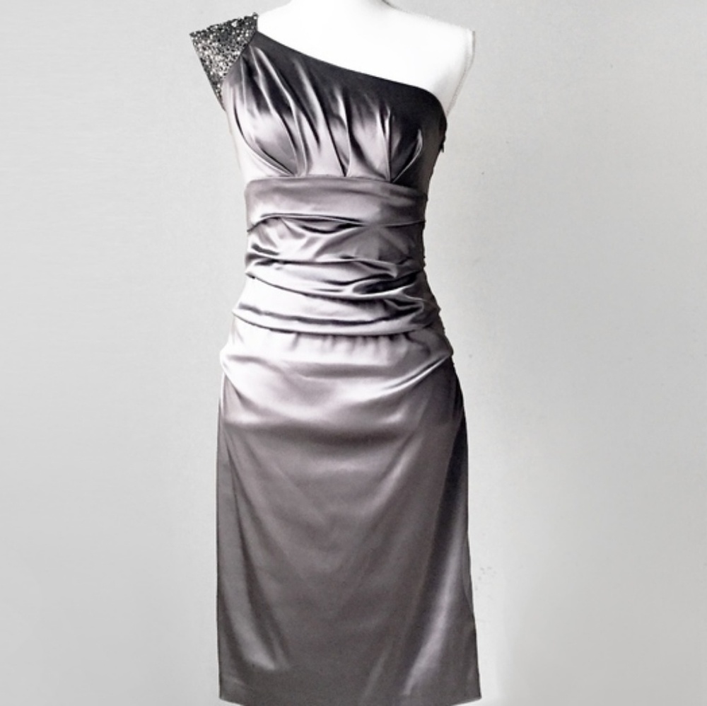 Suzi Chin for Maggy Boutique Asymmetrical Dress